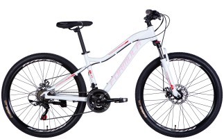 Велосипед AL 26" Formula ALPINA DD FR рама-15" біло-рожевий 2025