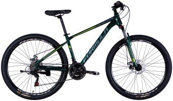 Велосипед AL 27.5" Formula MOTION DD FR рама-16" зелено-сірий 2025
