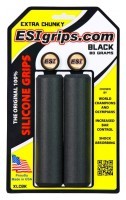 Гріпси ESI Extra Chunky Black (чорні)