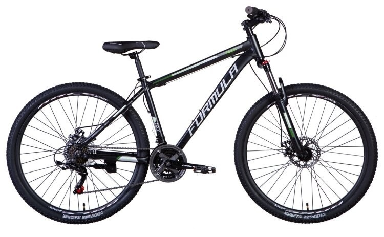 Велосипед 27.5" Formula MOTION 2024 (черно-зеленый (м)), OPS-FR-27.5-206
