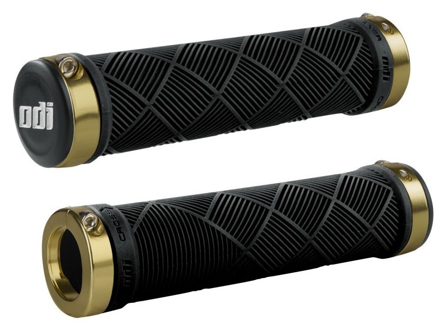 Гріпси ODI Cross Trainer MTB Lock-On Bonus Pack чорні із золотими замками, OBOD_D30CTB-D