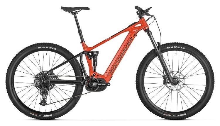 Электровелосипед MONDRAKER CHASER 29" 160mm, 625Wh Bosch Performance Line CX, Red/Black, L, 10.24335