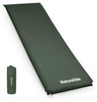 Матрас ортопедический самонадувающийся одноместный Naturehike CNK2450WS020, 200х63х10 см, темно-зеленый