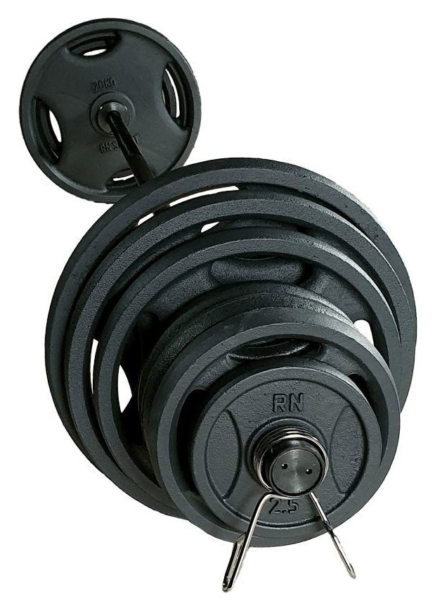 Олимпийская металлическая штанга RN-Sport Quatro 135 кг (2х20,2х15,2х10,4х5,4х2.5+2.2м), RNS_Olimp_quatro135