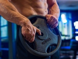 Млинець (диск) RN-Sport 15 кг під гриф Ø25мм для штанги з Quatro хватом