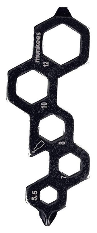 Munkees 2539 брелок-мультінструмент Tool Caterpillar black, 2539-BK1