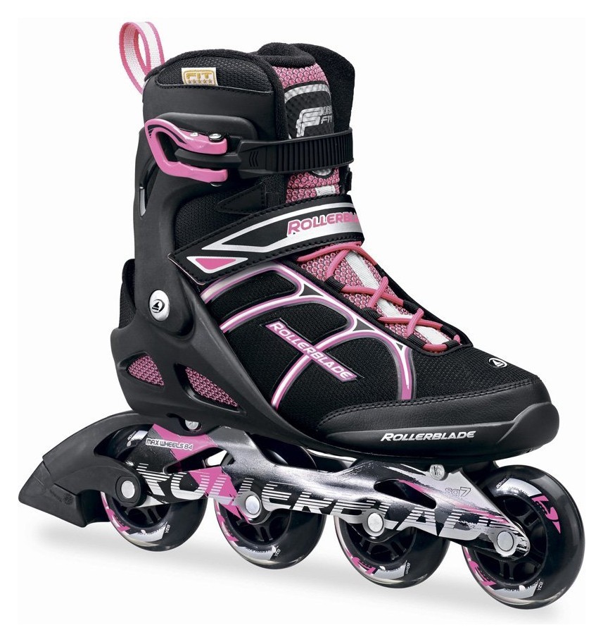Роликові коньки для дорослих Rollerblade MACROBLADE 80 W 38.5 (7.5US) 245мм Black/pink (07623800 7Y9), RCH_11149
