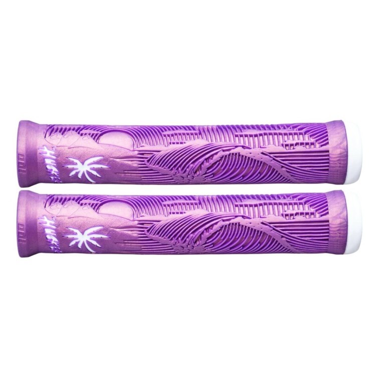 Гріпси для самокату ODI Hucker Flangeless 160mm - Iridescent Purple/White, FRD.046859