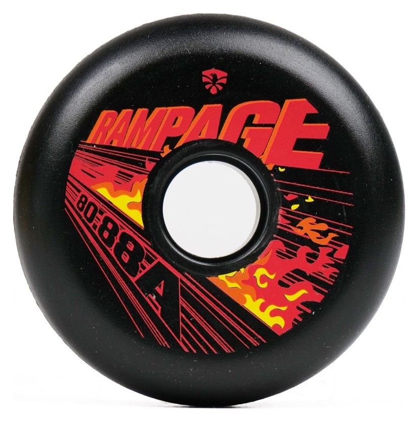 Колеса для роликів Flying Eagle Rampage 88A 4 шт чорні, ROL_12316_2