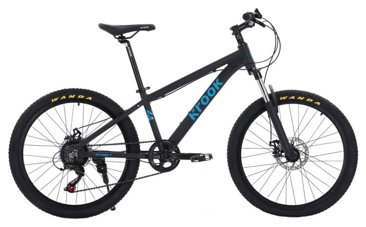 Велосипед 24" Krook 24 2025 чорний, SKE-54-73