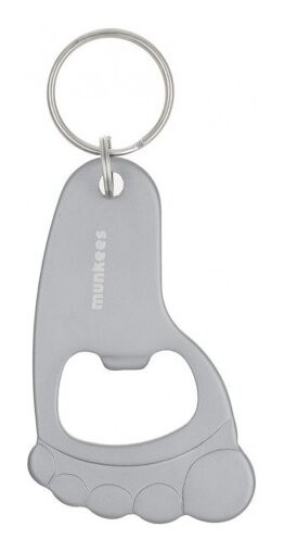 Munkees 3431 брелок-відкривачка Foot grey, 3431-GY