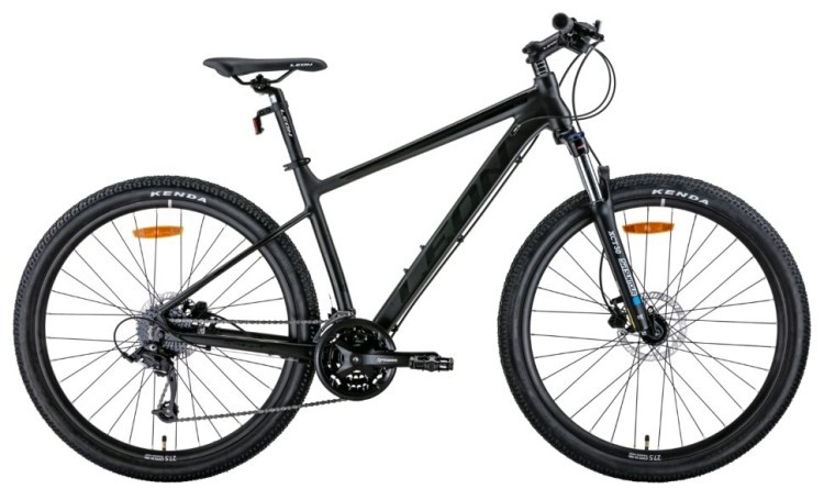 Велосипед 27.5" Leon XC-80 AM Hydraulic lock out HDD 2022 (серый с черным (м)), OPS-LN-27.5-150