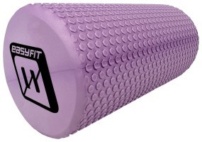 Массажный ролик EasyFit Foam Roller 30 см Сиреневый