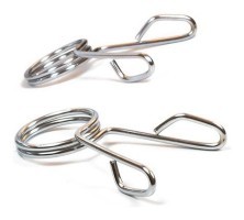 Пружинні замки EasyFit Silver 50 мм для олімпійського грифа