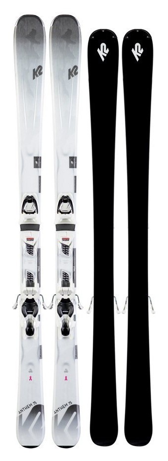 Ліжі гірські комплект K2 ANTHEM 75+ERP 10 QKCLK 142см Grey/white (10D0408.173.1+10C1015.173.1), RCH_16268