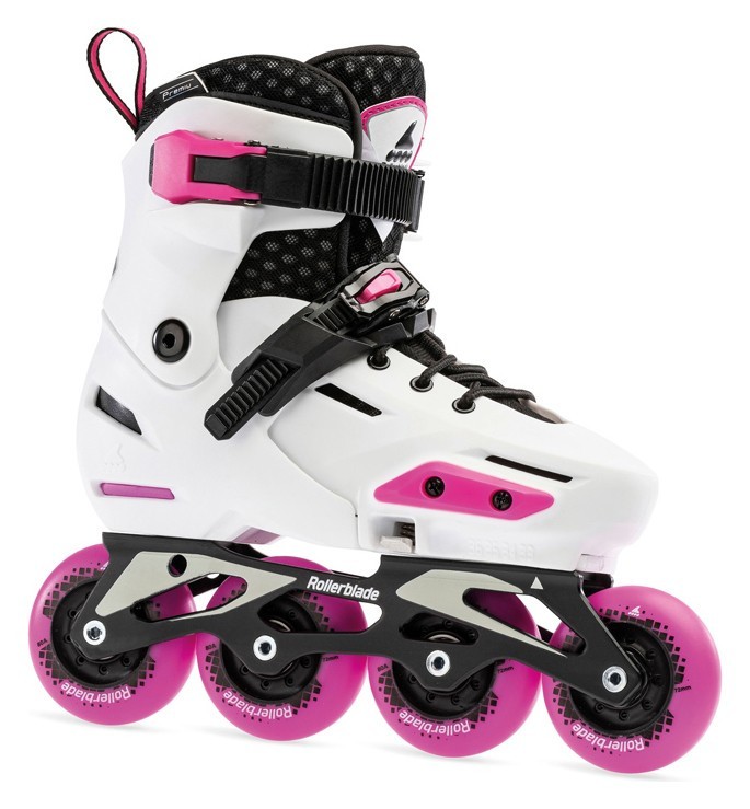 Роликовые коньки детские Rollerblade APEX G W 29-32 (185-210мм) White/pink (07102700), RCH_10128