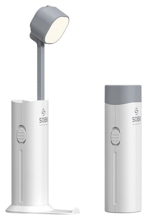 Power Bank Лампа Sobi D16 5000 mAh White, D16