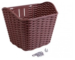 Кошик без стійки 26-28" Pl H340*W260*D270 коричневий TEN 019  без кронштейна