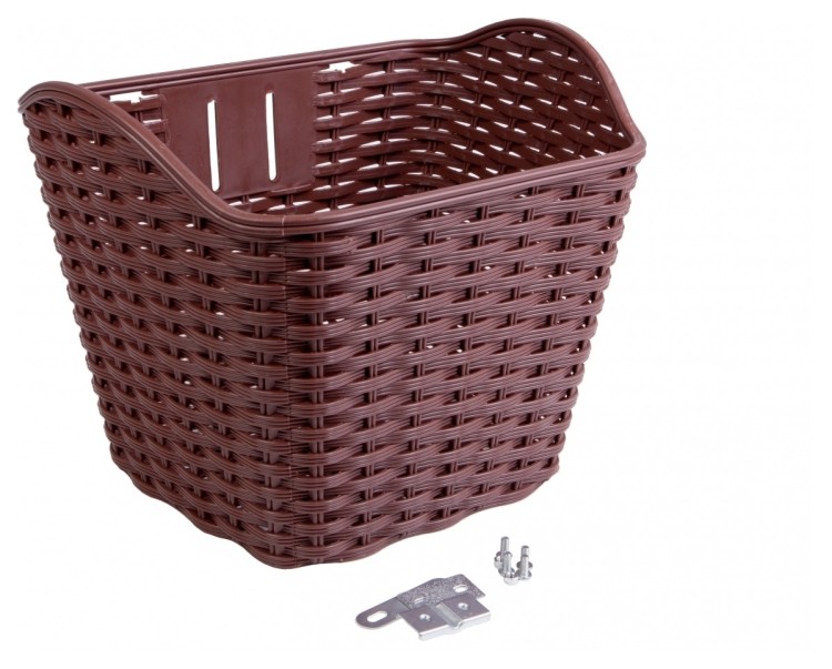 Кошик без стійки 26-28" Pl H340*W260*D270 коричневий TEN 019  без кронштейна, BSKN-005