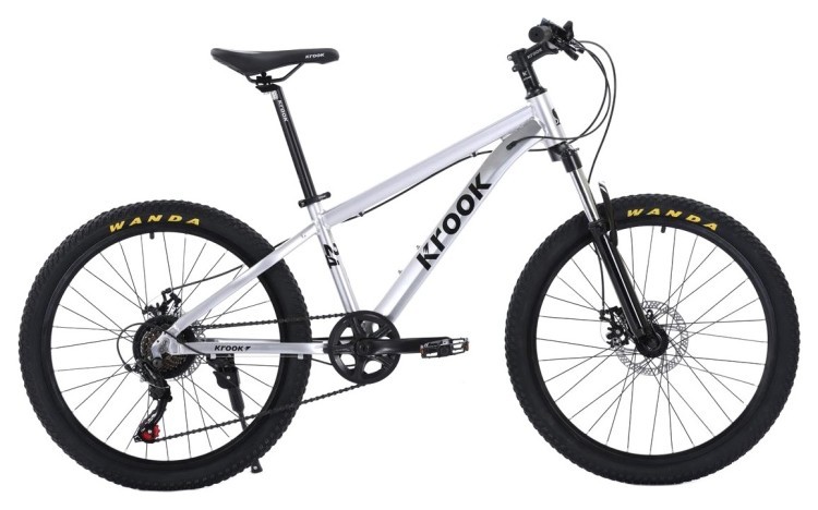 Велосипед 24" Krook 24 2025 сірий, SKE-70-30