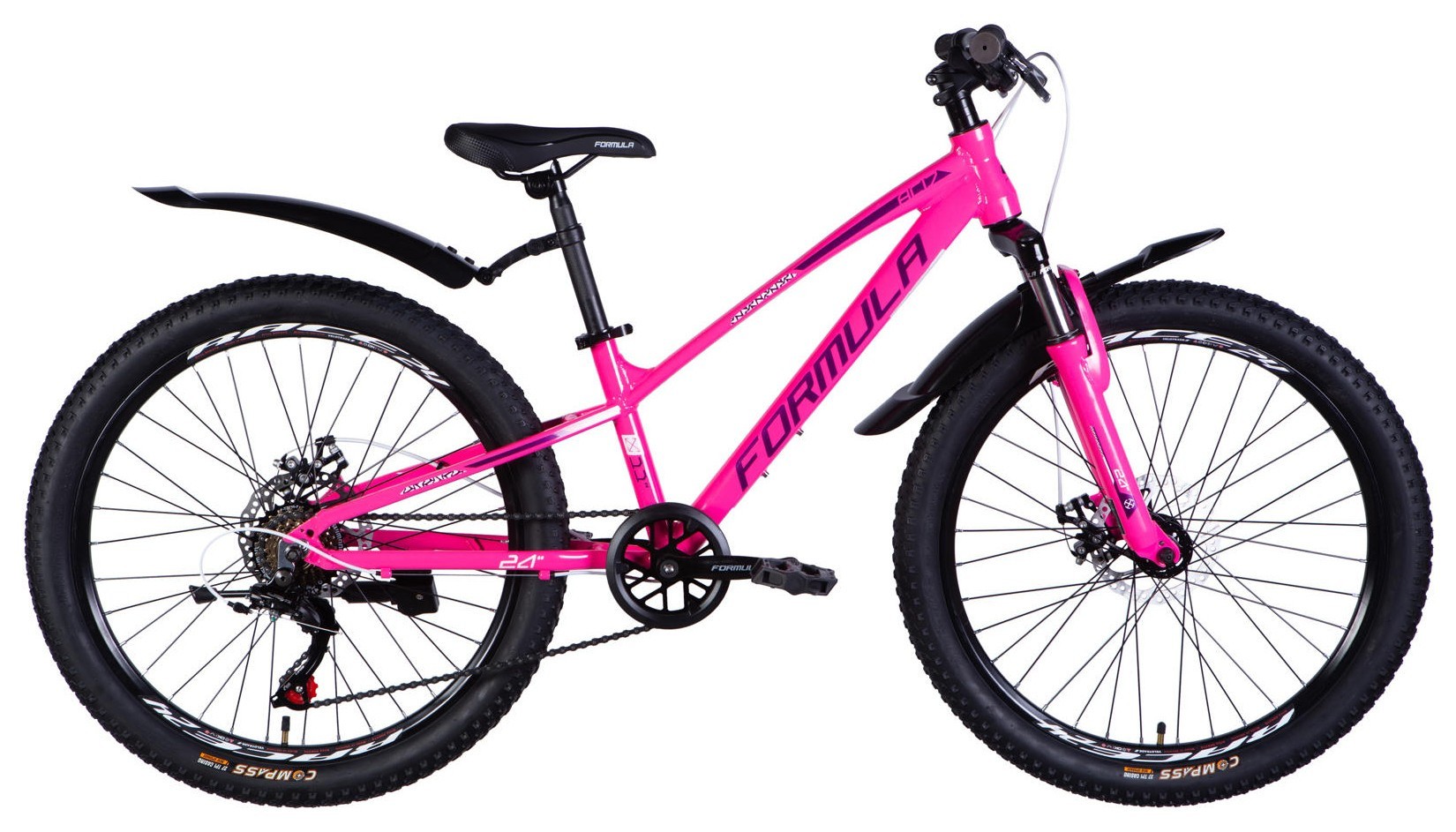 Велосипед AL 24" Formula ACID DD FR рама-11" розовый 2026, OPS-FR-24-438