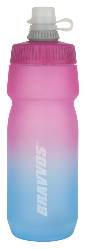 Фляга 680 мл розовый с синим BRAVOS WАВ014, BOC-024