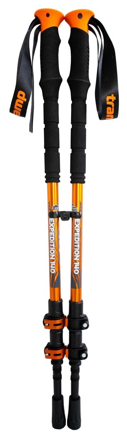 Трекинговые палки Tramp Expedition 140 Alu 7075 черные (пара) UTRR-001, UTRR-001