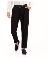Чорні чоловічі штани смарт-кежуал зі стрілками Pobedov Legend. Повсякденний чоловічий одяг