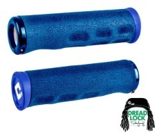 Грипсы ODI Tinker Juarez Dread Lock Grip Blue w/Blue Clamp синие с синими замками