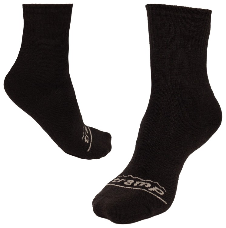 Шкарпетки зимові з вовни мерино Tramp UTRUS-008-black, 44/46, UTRUS-008-black-44/46