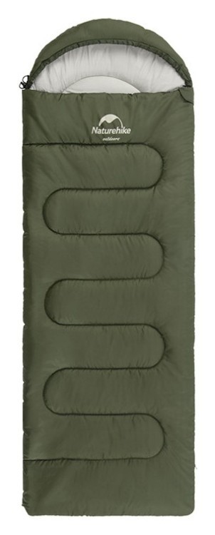Спальный мешок Naturehike Y150L NH21MSD08, правый, темно-зеленый, FNR_6975641888765