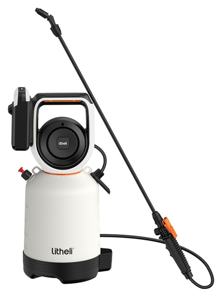 Акумуляторний обприскувач садовий Litheli, живлення від павербанку (УМБ Litheli Power Bank 10000 mAh, 45 W, 2А в комплекті), FNR_U20SP00-0U110