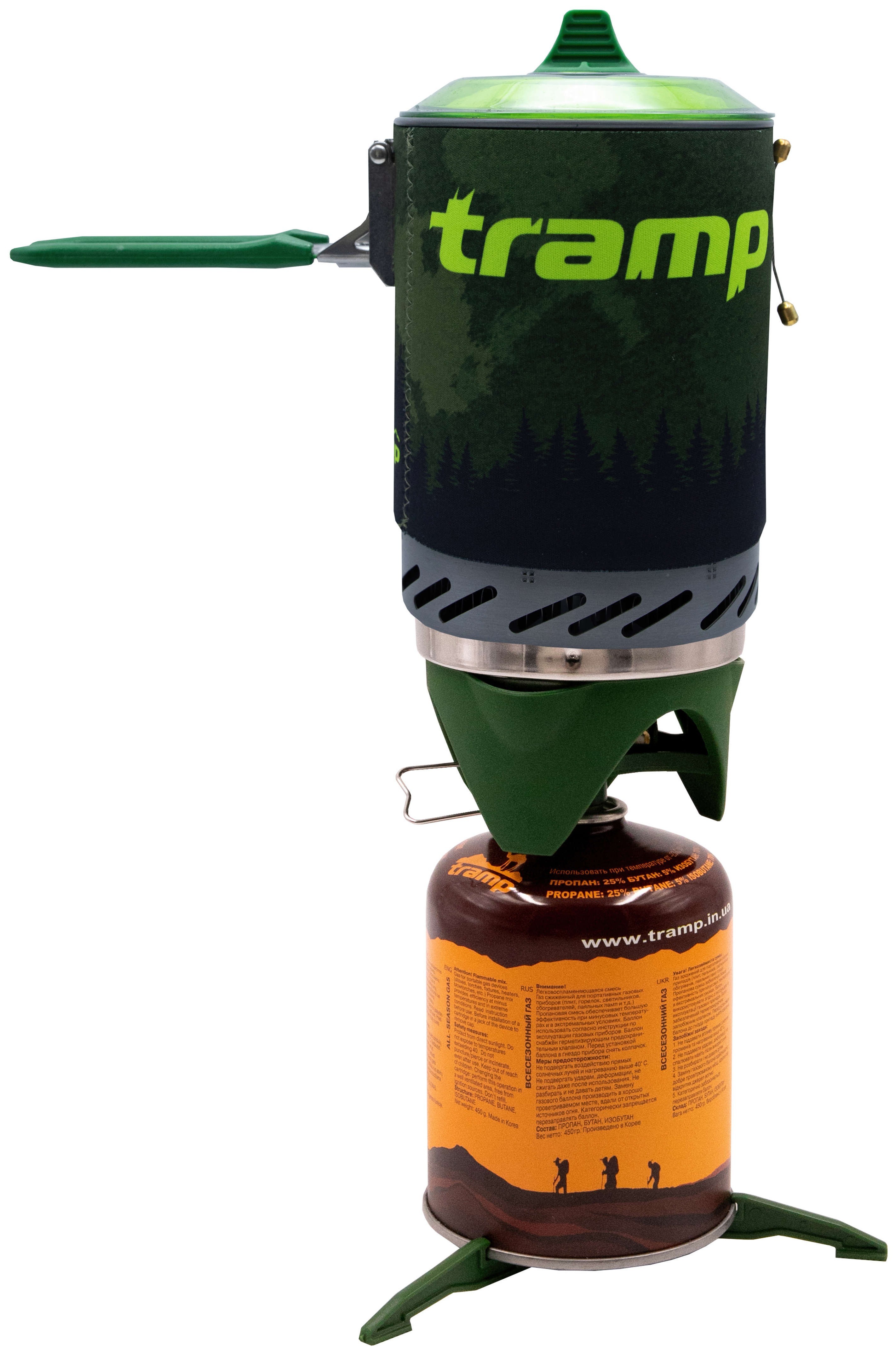 Система для приготовления пищи Tramp 1,0л olive UTRG-115, 