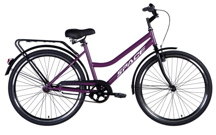 Велосипед уцененный ST 26" SPACE VOYAGER (049) BH рама-17" сливовый (матовый) 2024, STK-SP-26-043