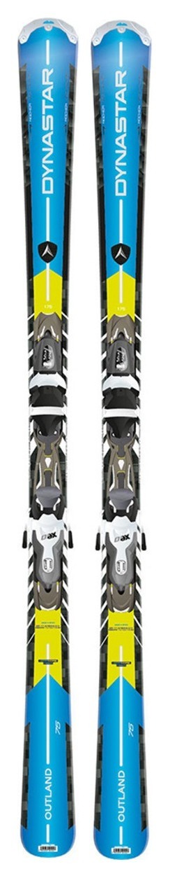 Ліжі гірські (комплект) Dynastar Outland 75+XPress 10 176см Blue/Yellow (DACEK02+FCCD035), RCH_20684