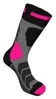 Носки для туризма женские K2 ICE SKATING 35-38 Antra/neon fuxia (12711)