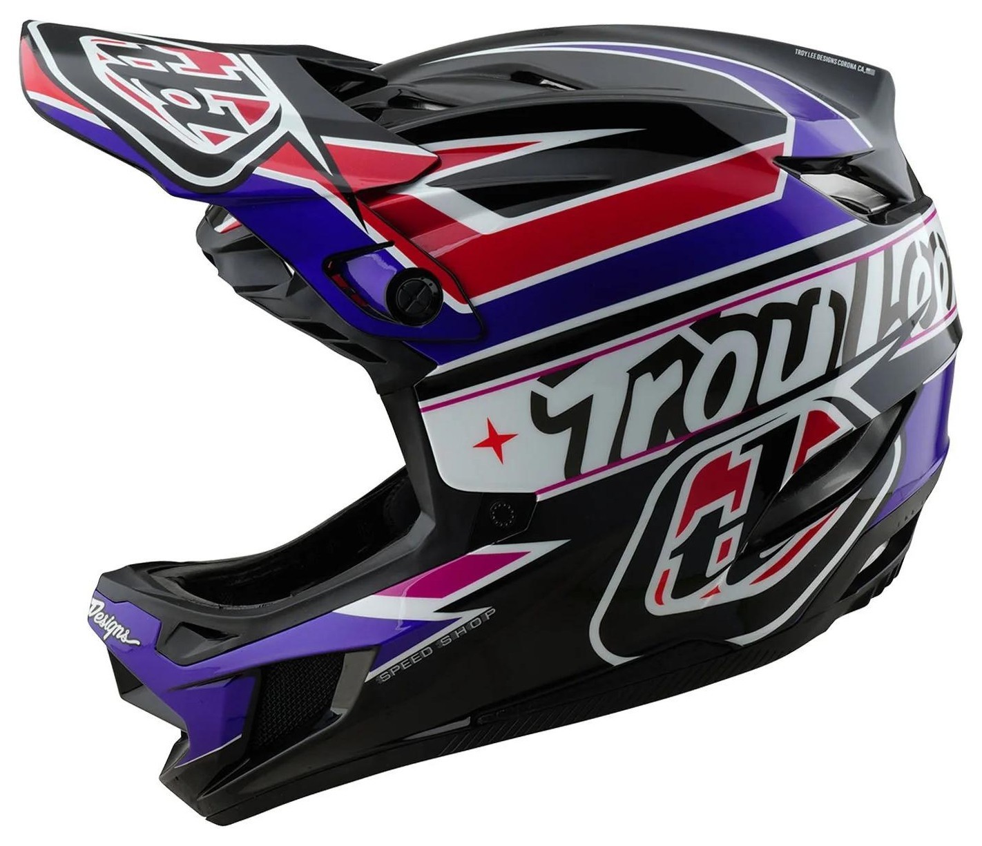 Вело шолом TLD D4 POLYACRYLITE HELMET; LINEAR [BLACK] M, OBOD_174226003