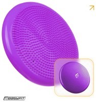Балансировочная массажная подушка EasyFit фиолетовая.