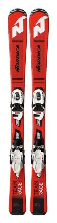 Ліжі для підлітків комплект Nordica TEAM J RACE FDT+JR 4.5 110см Red/black (0A9164+0C9024MF), RCH_22302