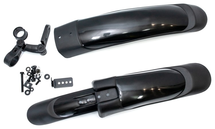 Крила 24"-26" пластик універс. чорний. FSK-BH-414 комплект, MUD-368
