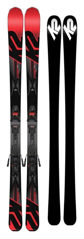Лежи горные комплект K2 KONIC 75+M2 10 TL COMPACT 163см Red/grey/black (10B0009.170.1+10B1014.170.1), RCH_16258