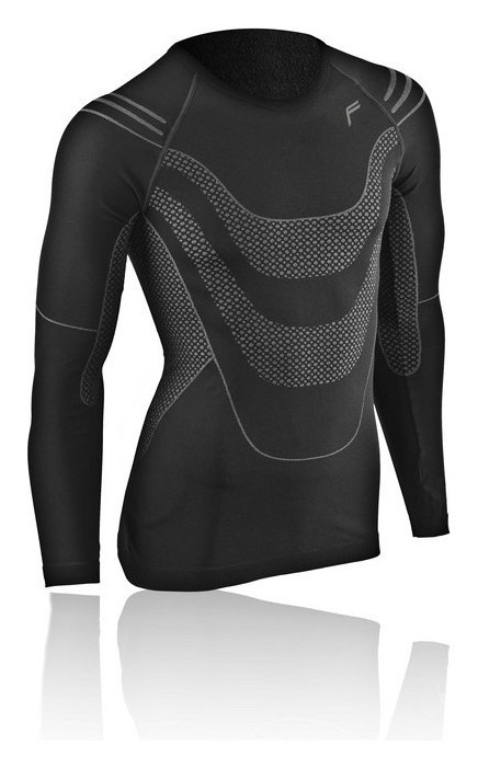 Термобілизна для дорослих: чоловіча кофта Fuse MEGALIGHT 200 LONGSHIRT MAN M Black, RCH_12244