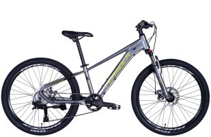 Велосипед AL 24" Formula ZEPHYR 3.0 DD CS рама-12" сіро-зелений 2025