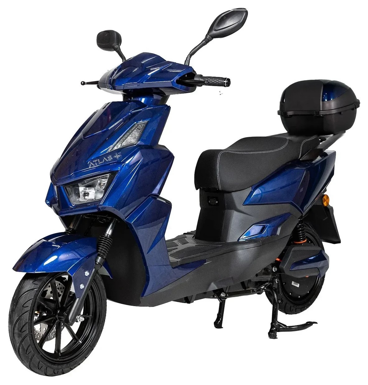 Електроскутер ATLAS Tiger Box Plus 2000W Cyan Blue, TOK_3122