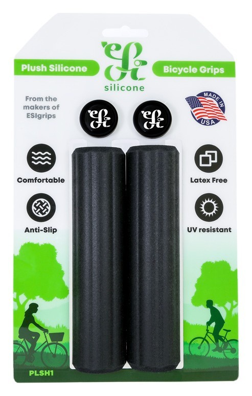 Грипсы ESI Plush Silicone (black), OBOD_PLSH1