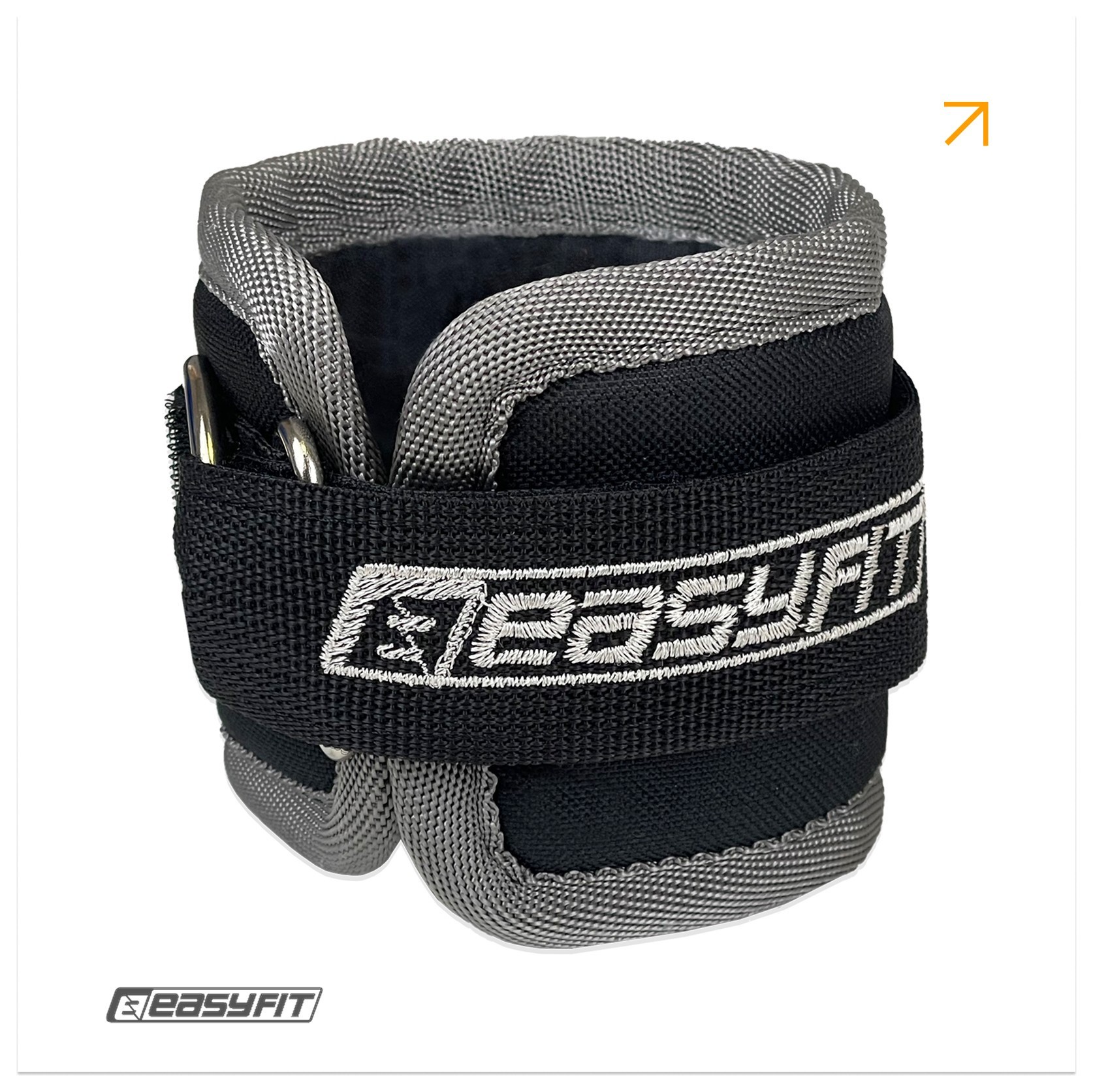Манжета EasyFit черная для тяги на Бубновском тренажере., EFIT_EF-LGSTR-03