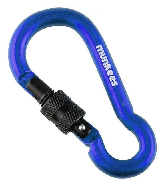 Munkees 3247 карабін Pear with Screw Lock 7 мм x 70 мм, 3247-DB