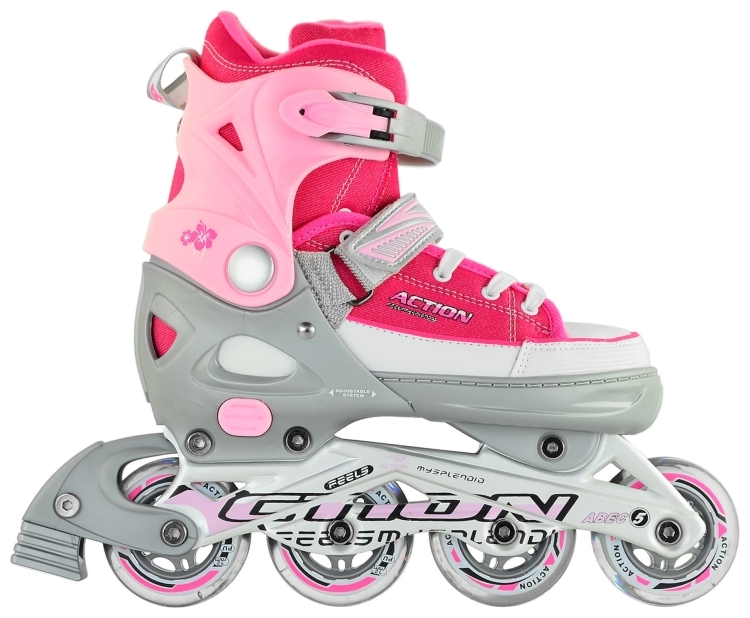 Роликові ковзани Action ANNY/Pink/37-40, PW-126B-13-2PINK/37-40