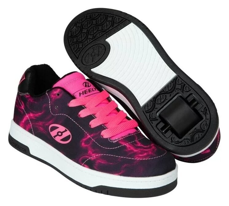 Роликовые кроссовки Heelys Sleek (AHE00225061) Black/Pink, HLY-G1W-5185