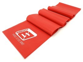Лента латексная EasyFit 0.65 мм для пилатеса и йоги красная